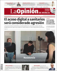Portada de La Opinión de Murcia (Espa&ntilde;a)