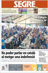 Portada de Segre (Espa&ntilde;a)