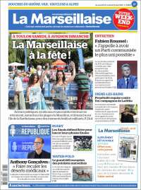 Portada de La Marseillaise (Francia)