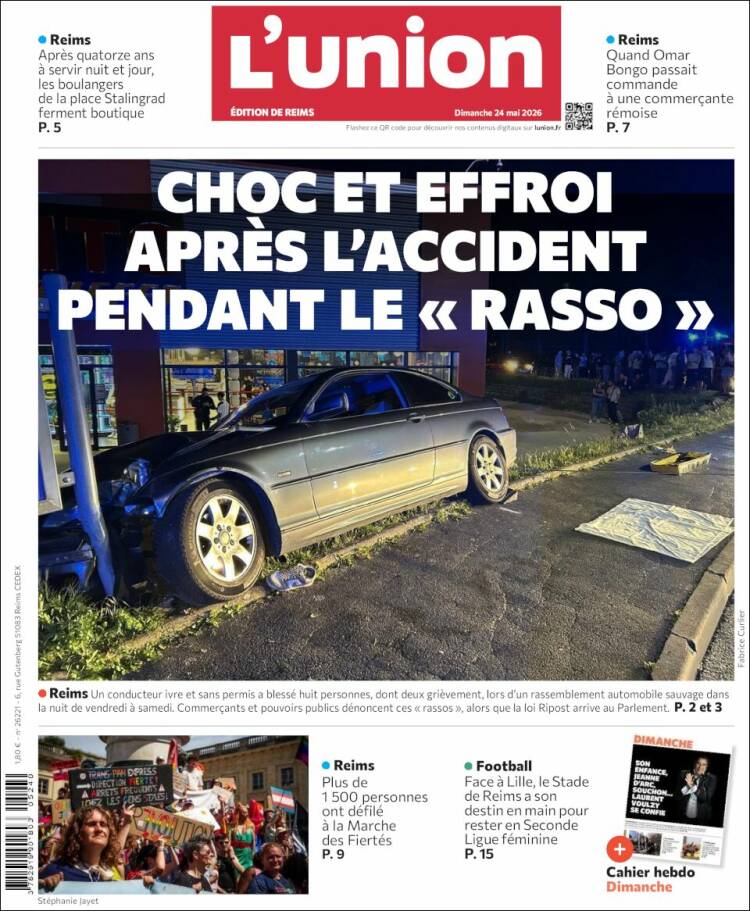 Portada de L'Union (Francia)