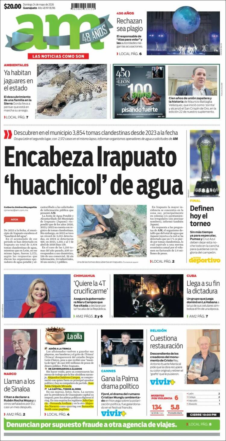 Portada de Al Día A.M. (M&eacute;xico)