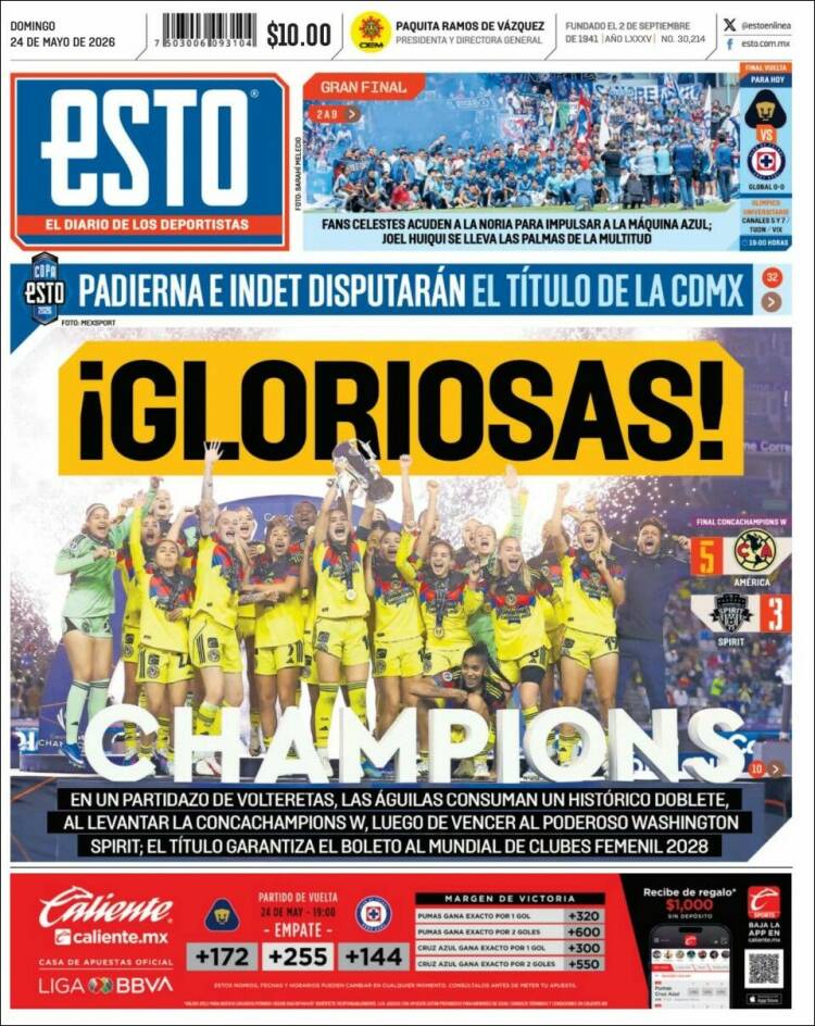 Portada de Esto (M&eacute;xico)