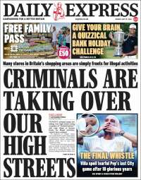 Portada de Daily Express (Reino Unido)