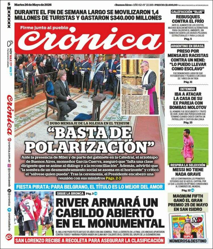 Portada de La Voz del Chaco (Argentina)