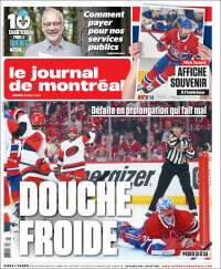 Portada de Le Journal de Montréal (Canad&aacute;)