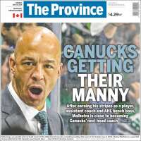Portada de The Province (Canad&aacute;)