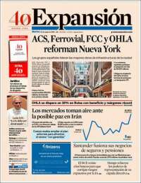 Portada de Expansión (Espa&ntilde;a)