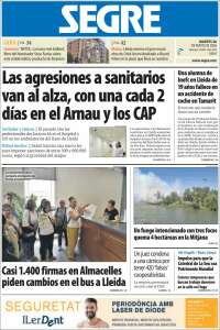 Portada de Segre  (Espa&ntilde;a)