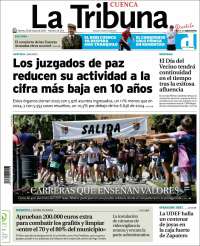 Portada de La Tribuna de Cuenca (Espa&ntilde;a)