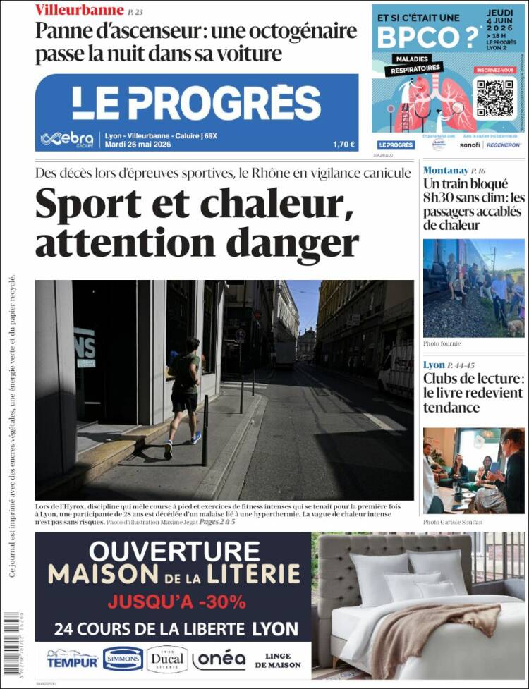 Portada de Progres de Fecamp (Francia)