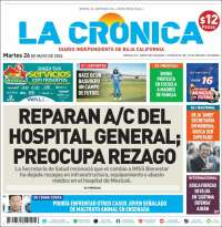 Portada de La Crónica de Baja California (M&eacute;xico)
