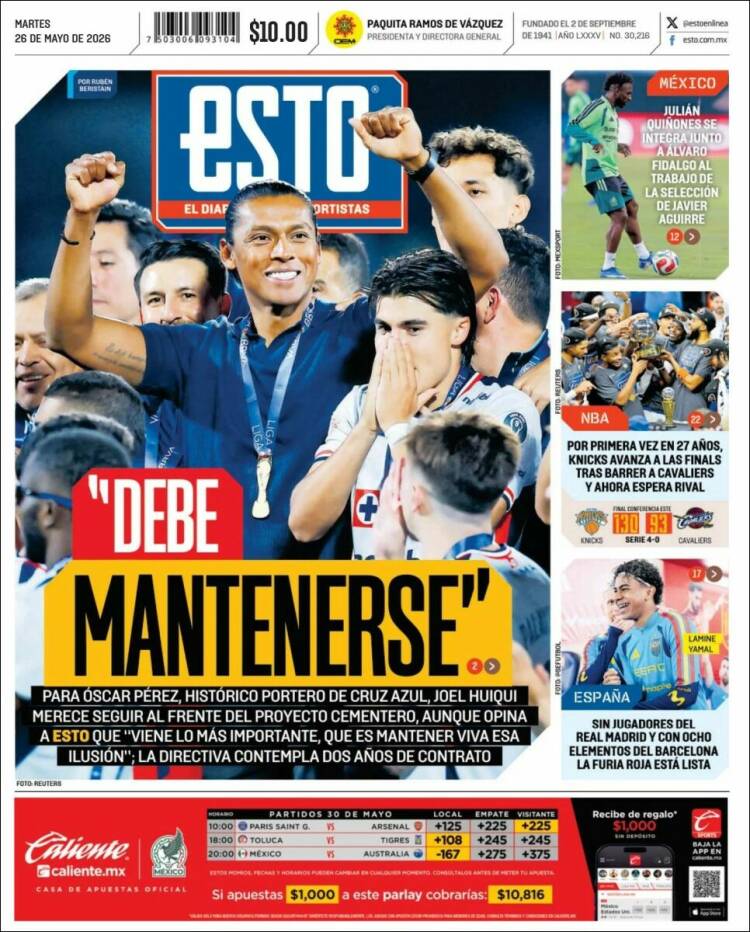 Portada de Esto (M&eacute;xico)