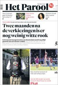 Portada de Het Parool (Pa&iacute;ses Bajos)