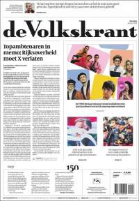 Portada de De Volkskrant (Pa&iacute;ses Bajos)