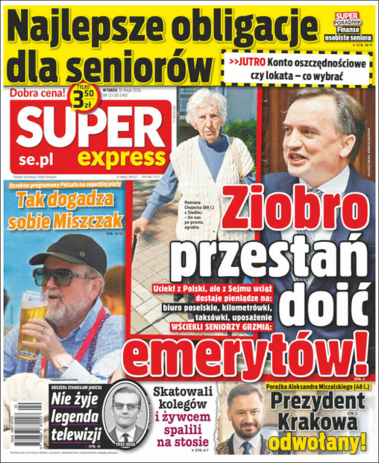 Portada de Super Express (Polonia)
