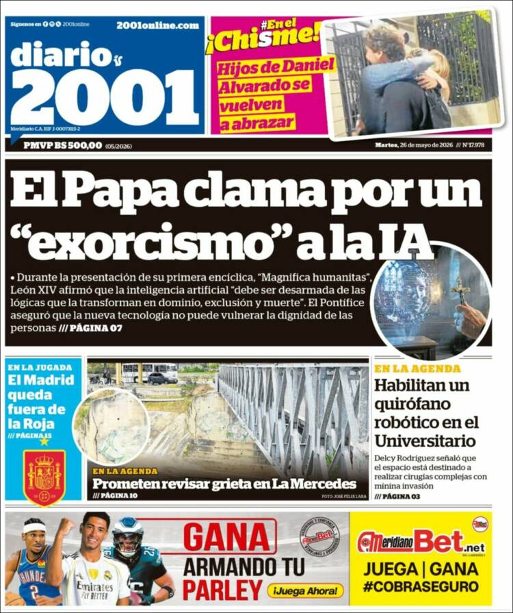 Portada de 2001 - Dosmiluno (Venezuela)