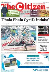 Portada de The Citizen (Sud&aacute;frica)