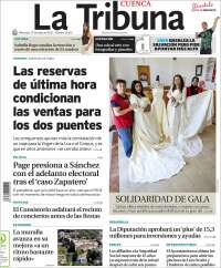 Portada de La Tribuna de Cuenca (Espa&ntilde;a)