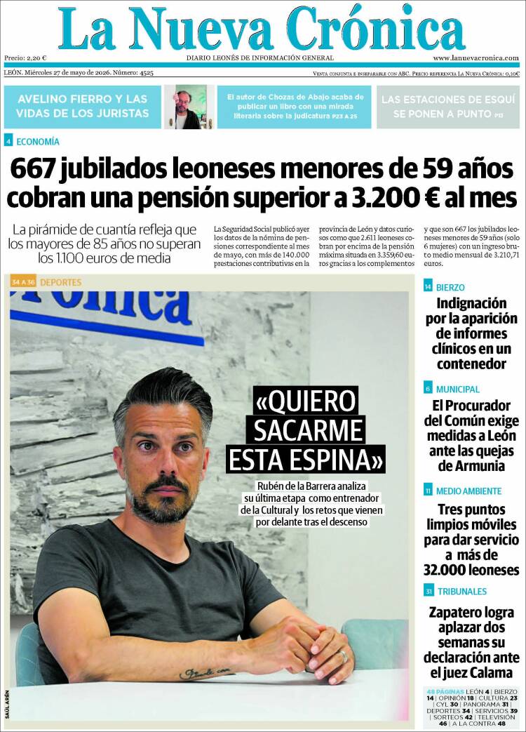 Portada de La Nueva Crónica (Espa&ntilde;a)