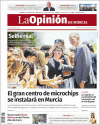 Portada de La Opinión de Murcia (Espa&ntilde;a)