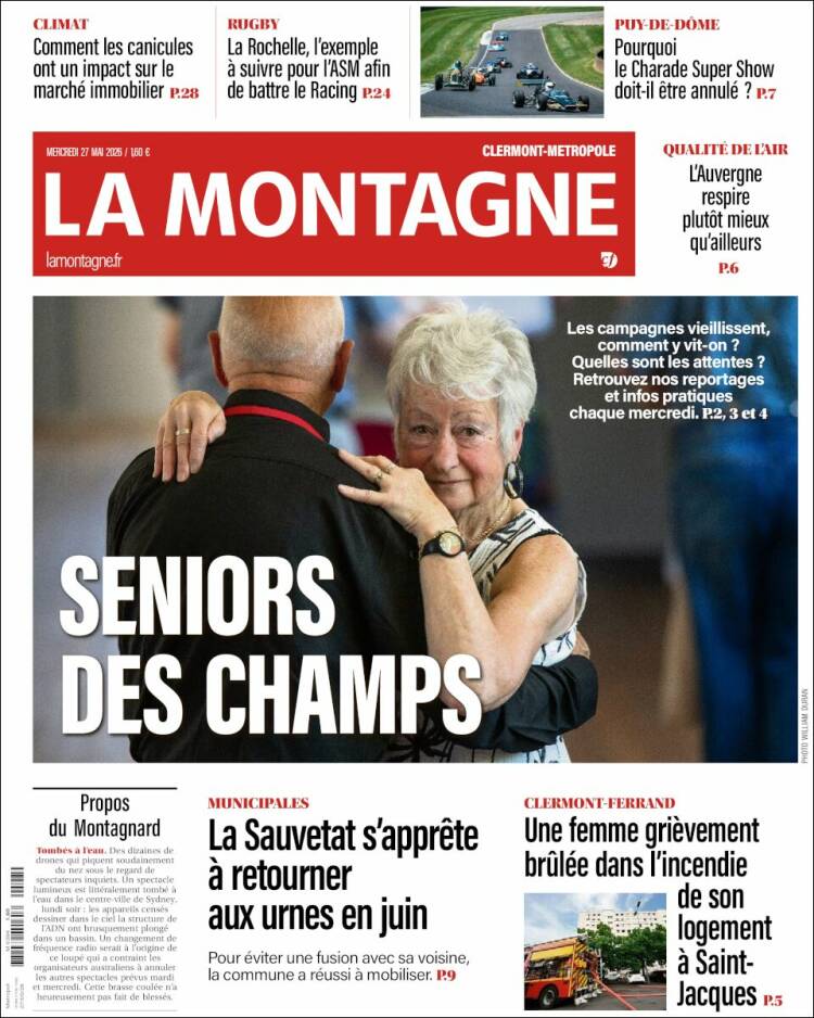 Portada de La Montagne (Francia)