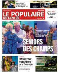 Portada de Le Populaire du Centre (Francia)