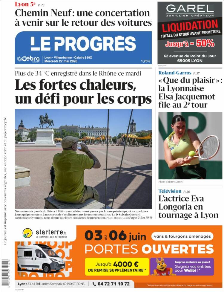 Portada de Progres de Fecamp (Francia)