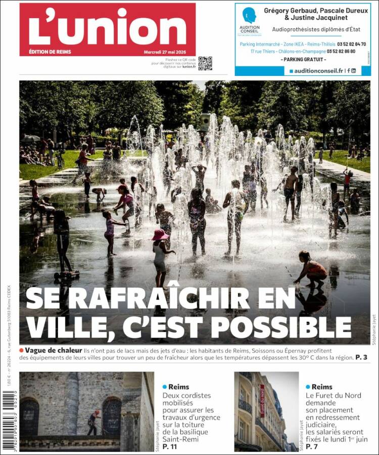 Portada de L'Union (Francia)