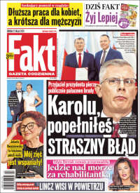 Portada de Fakt (Polonia)