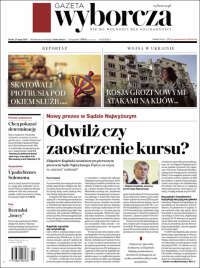 Portada de Gazeta Wyborcza (Polonia)