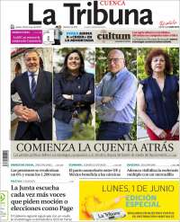 Portada de La Tribuna de Cuenca (Espa&ntilde;a)