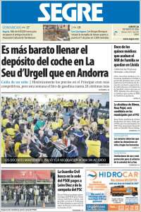 Portada de Segre  (Espa&ntilde;a)