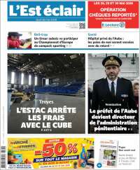 Portada de L'Est Eclair (Francia)
