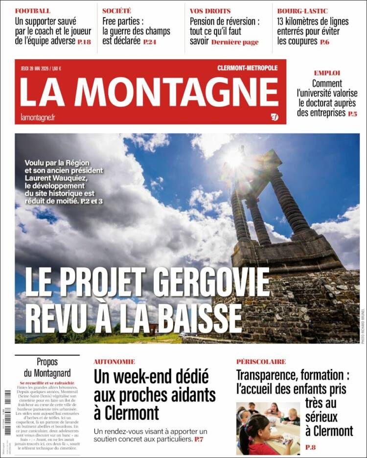 Portada de La Montagne (Francia)