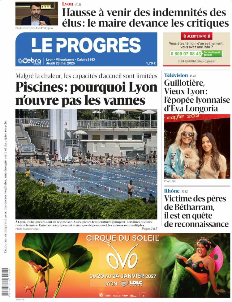 Portada de Progres de Fecamp (Francia)