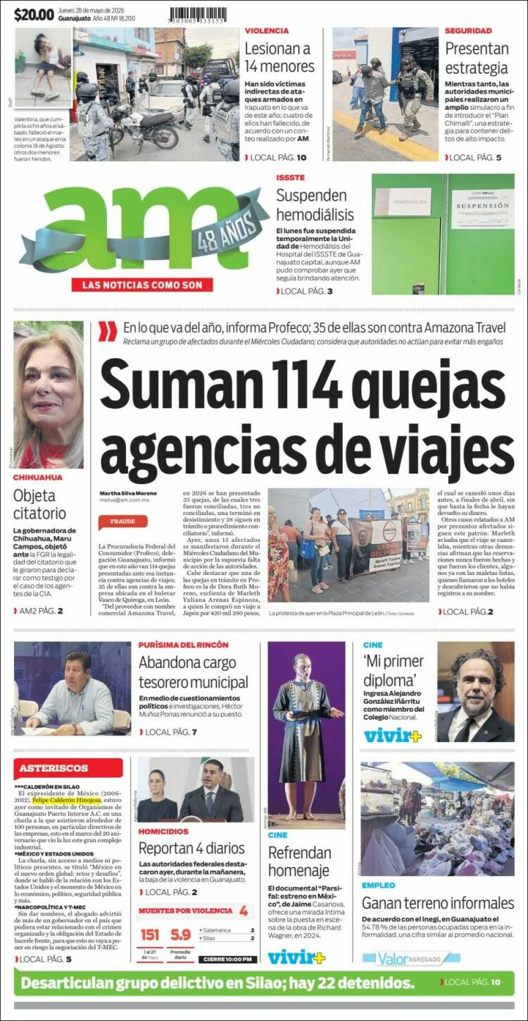 Portada de Al Día A.M. (M&eacute;xico)