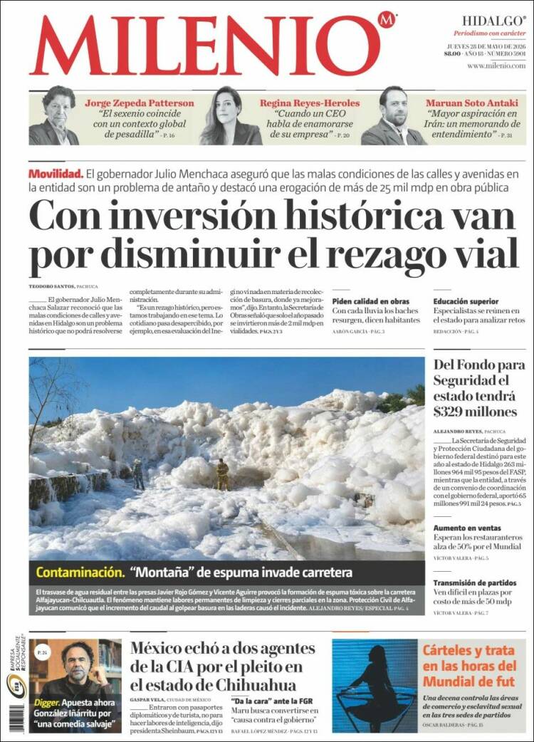 Portada de Milenio de Hidalgo (M&eacute;xico)