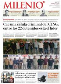 Portada de Milenio de León (M&eacute;xico)