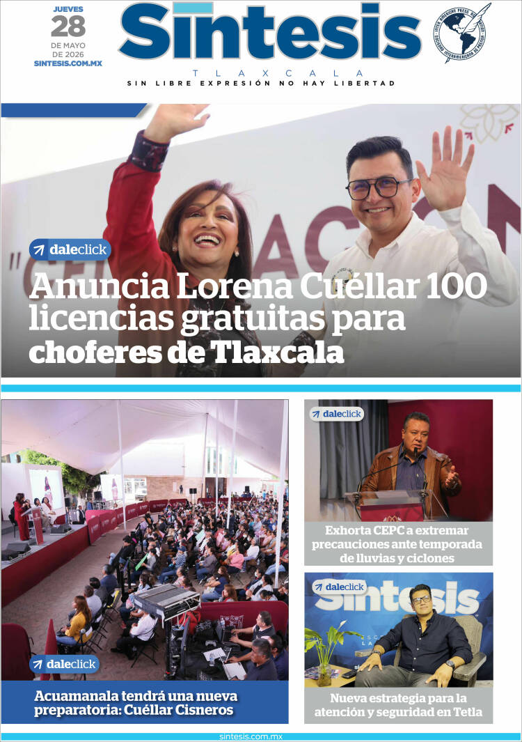 Portada de Síntesis de Tlaxcala (M&eacute;xico)