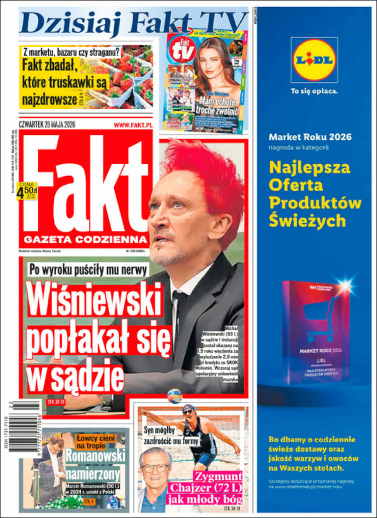 Portada de Fakt (Polonia)