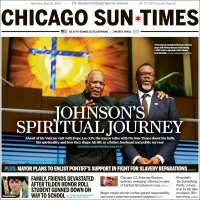 Portada de Chicago Sun-Times (USA)