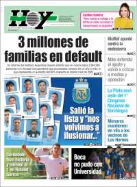 Portada de Diario Hoy (Argentina)