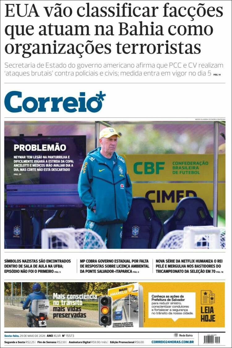 Portada de Correio* (Brasil)