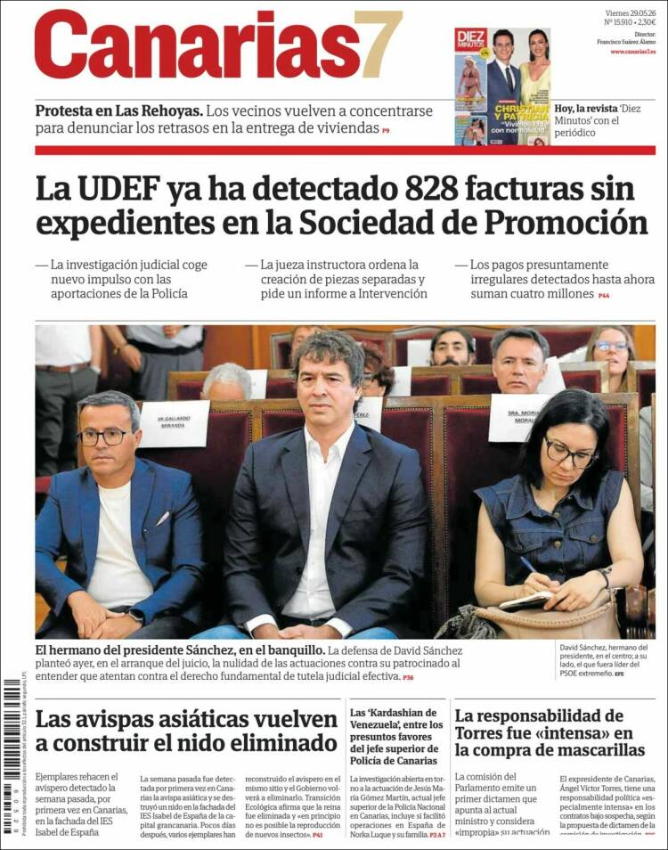 Portada de Canarias 7 (Espa&ntilde;a)