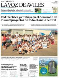 Portada de El Comercio - Avilés (Espa&ntilde;a)