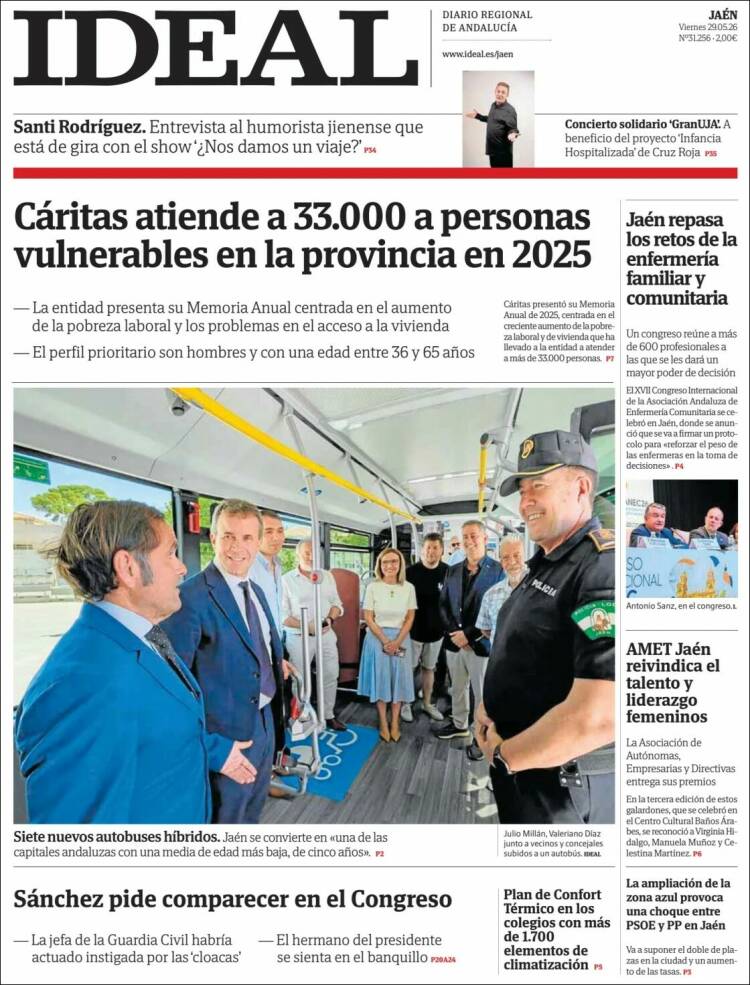 Portada de El Ideal de Jaén (Espa&ntilde;a)