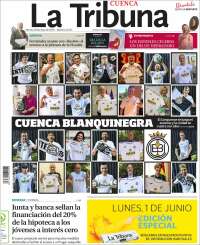 Portada de La Tribuna de Cuenca (Espa&ntilde;a)