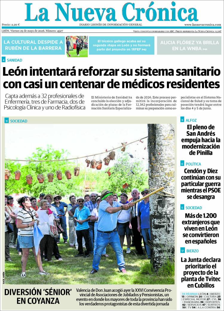 Portada de La Nueva Crónica (Espa&ntilde;a)