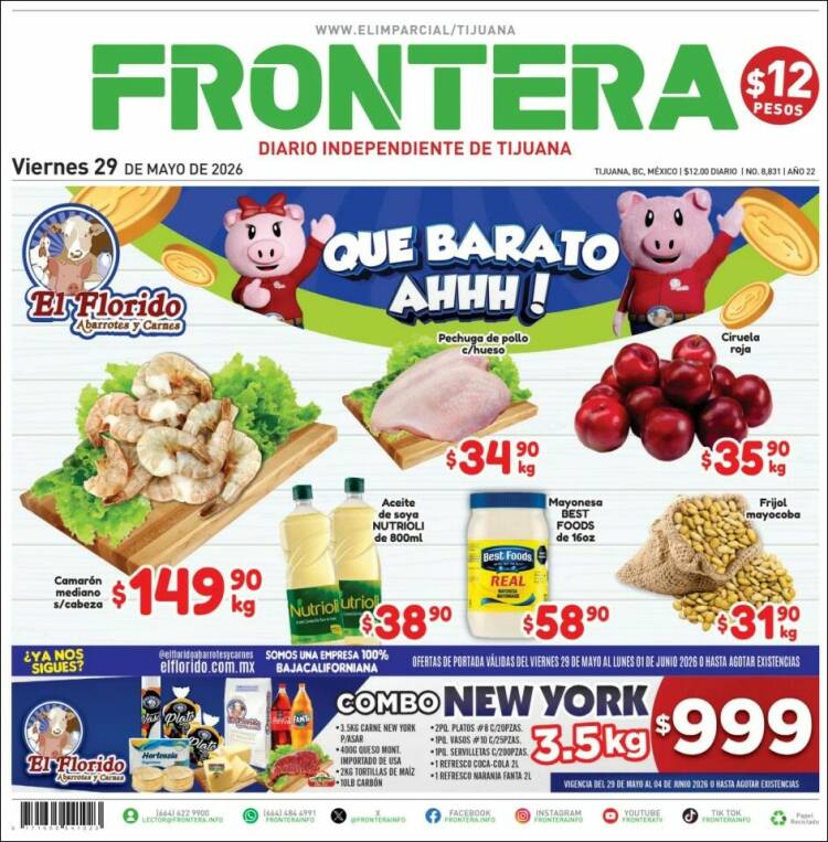 Portada de Frontera (M&eacute;xico)
