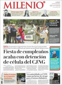 Portada de Milenio de León (M&eacute;xico)